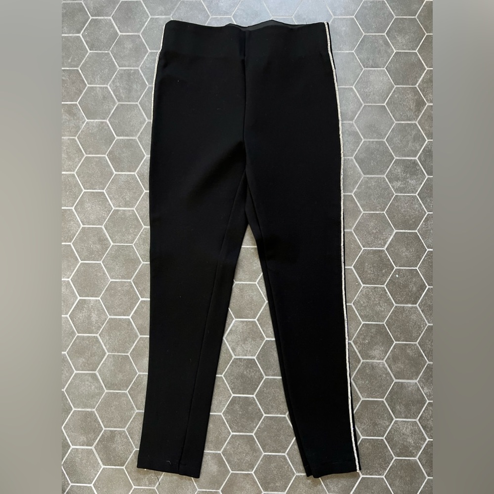 Beautiful diamanté Zara skinny pants. Worn once. Perfect for parties or holiday!